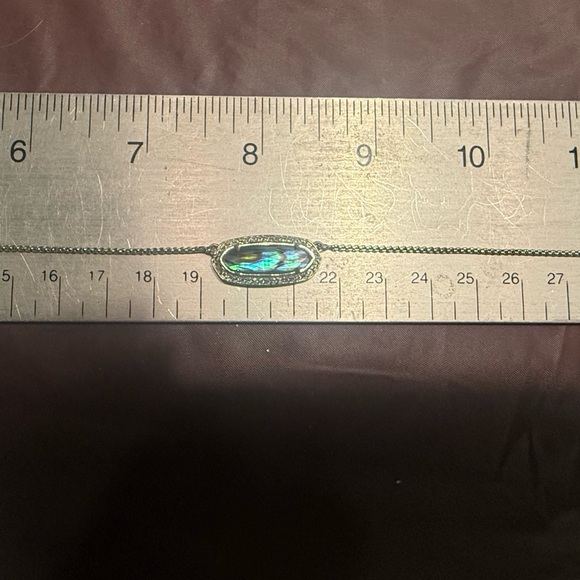 Kendra Scott Eva 14k Gold Multicolor Abalone 19” Pendant Necklace - Picture 10 of 12